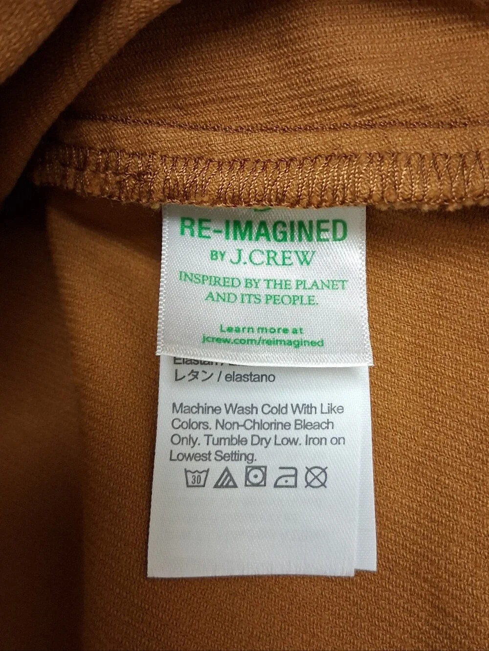 Crewcuts Girls Corduroy Skirt Size 16 Button Front Golden Brown Pockets Fall NWT